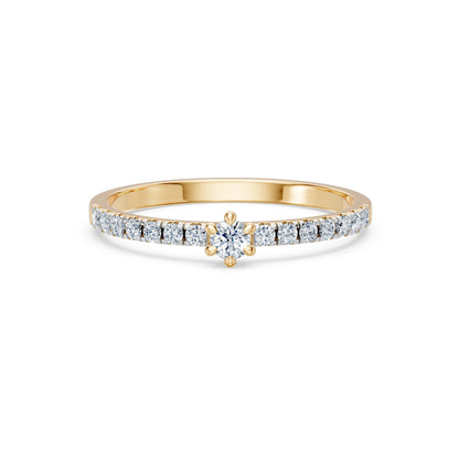 Solitaire Eternity Ring, 0.09 ct — 101-10126/3(2.8)