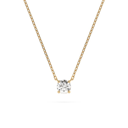 Solitaire Necklace (Round), 0.15 ct — 104-10040(3.4)