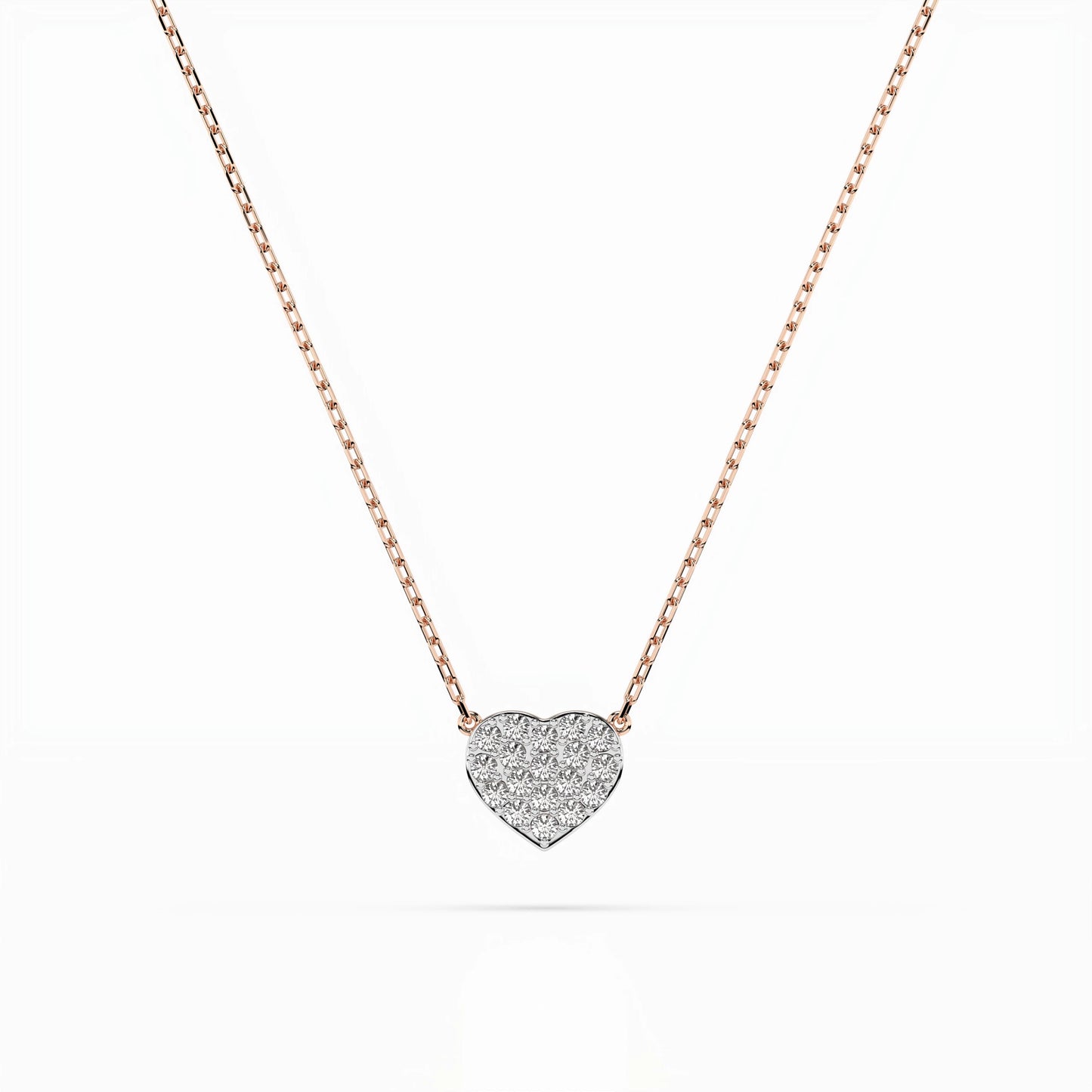 Illusion Necklace (Round), 0.09 ct — 104-10059