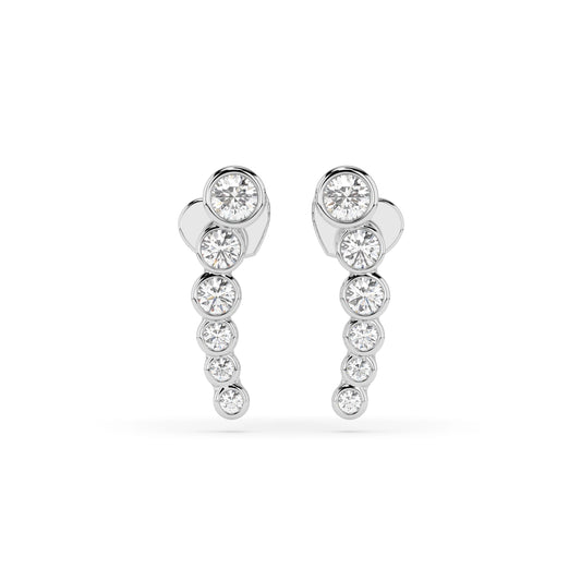 Eternity Earring (Round), 0.03 ct — 102-10031