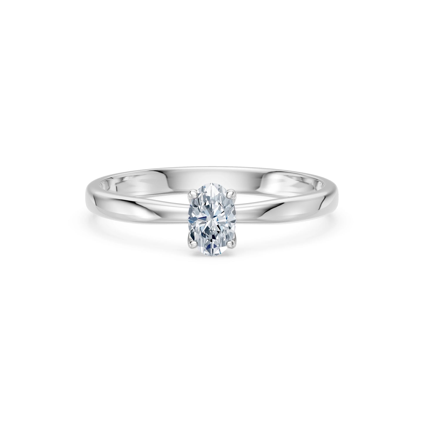 Solitaire Ring, 0.3 ct — 101-10194(0.30)OV