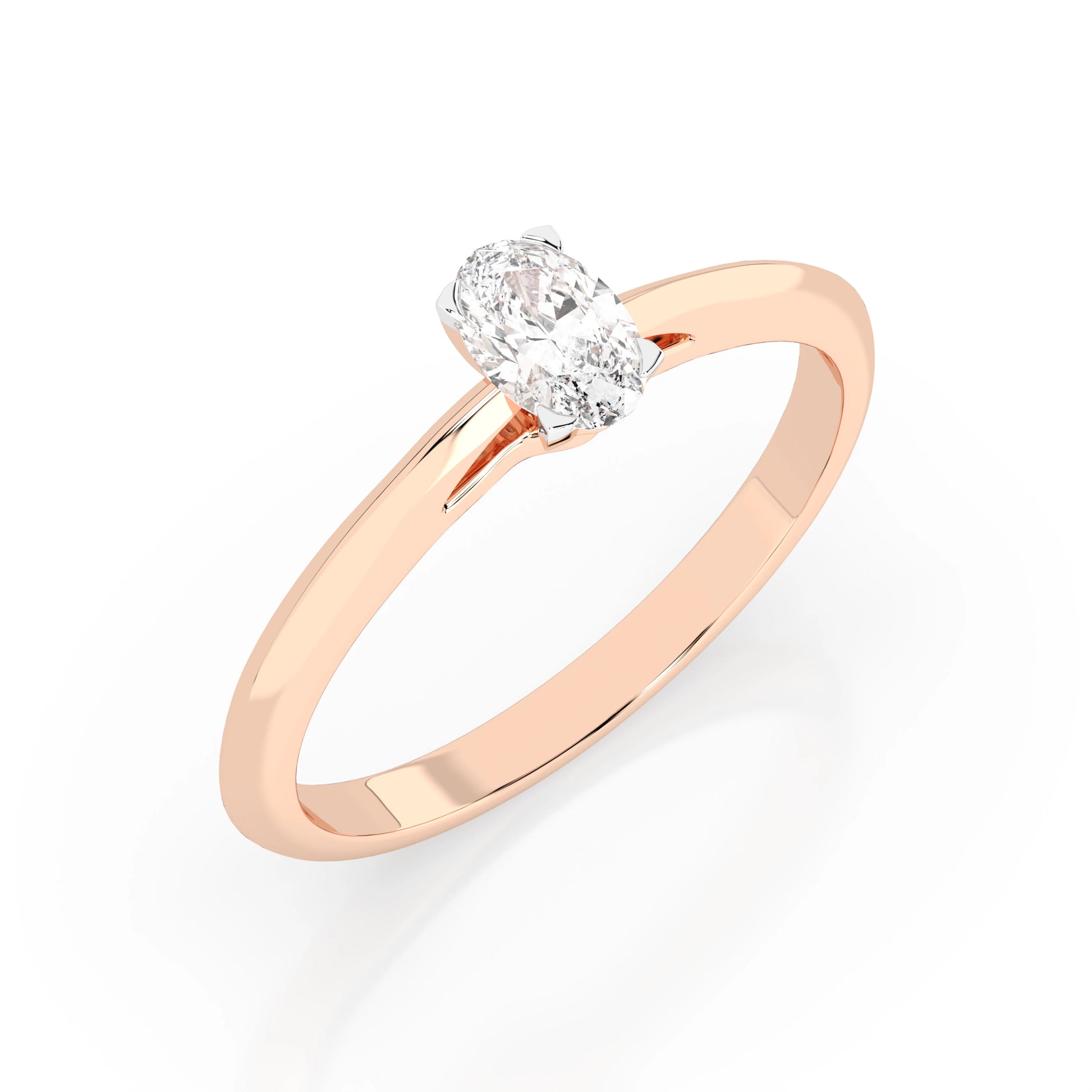 Solitaire Ring (Oval), 0.3 ct — 101-10190(0.30)OV