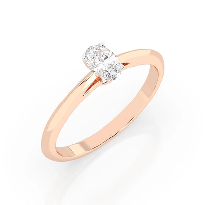 Solitaire Ring (Oval), 0.3 ct — 101-10190(0.30)OV