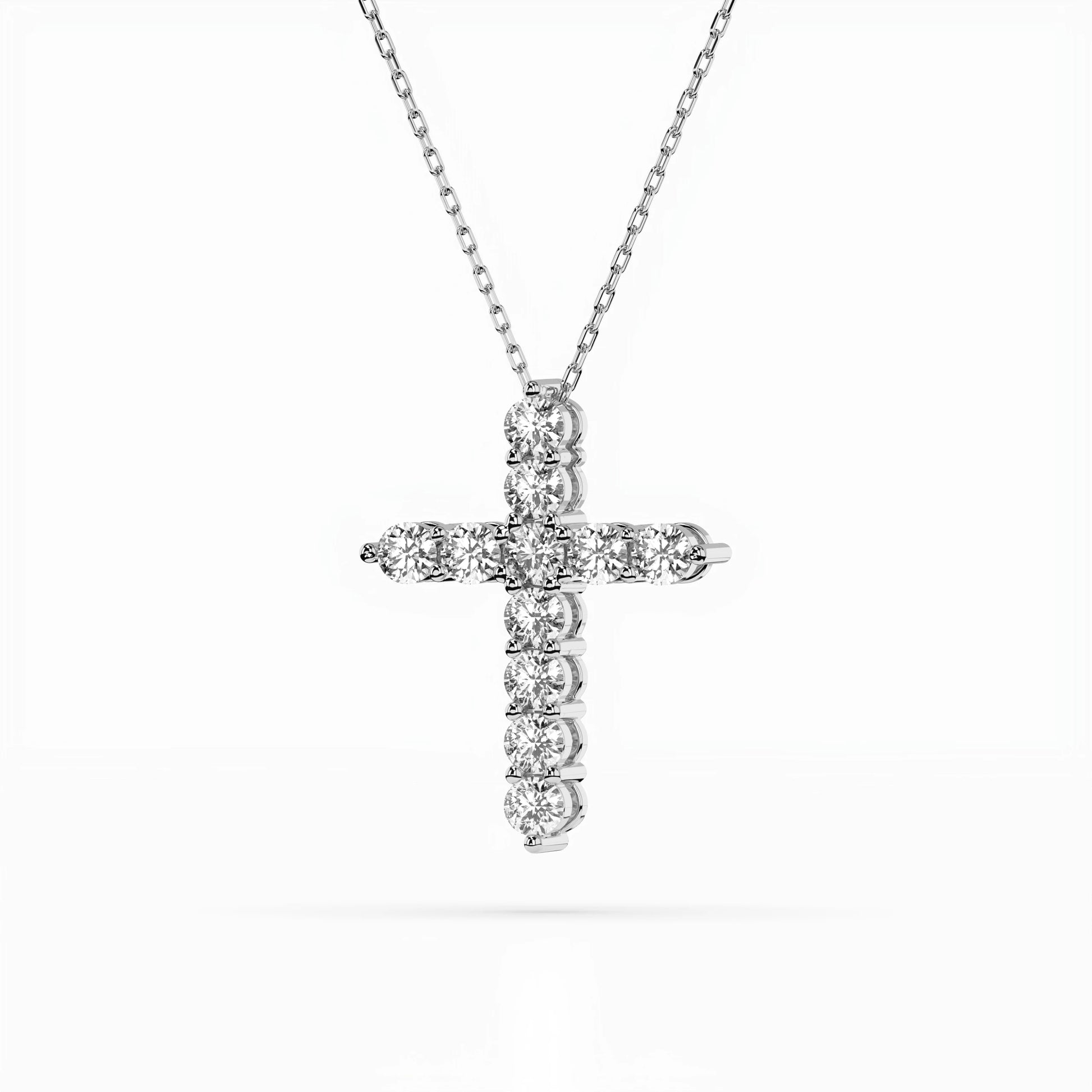 Minimalism Necklace (Round), 1.65 ct — 104-10039(3.4)