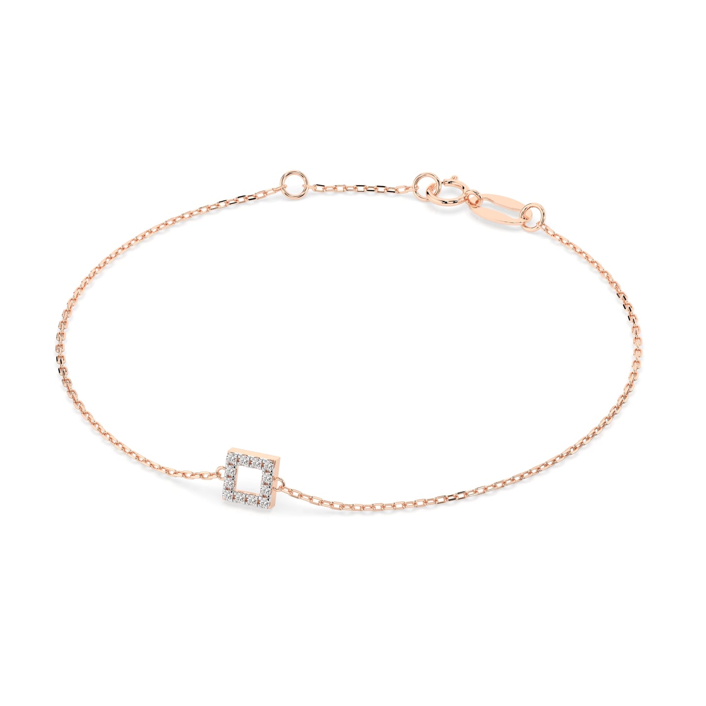 Minimalism Bracelet (Round), 0.06 ct — 105-10016