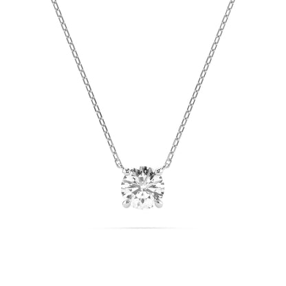 Solitaire Necklace (Round), 0.5 ct — 104-10040(5.1)