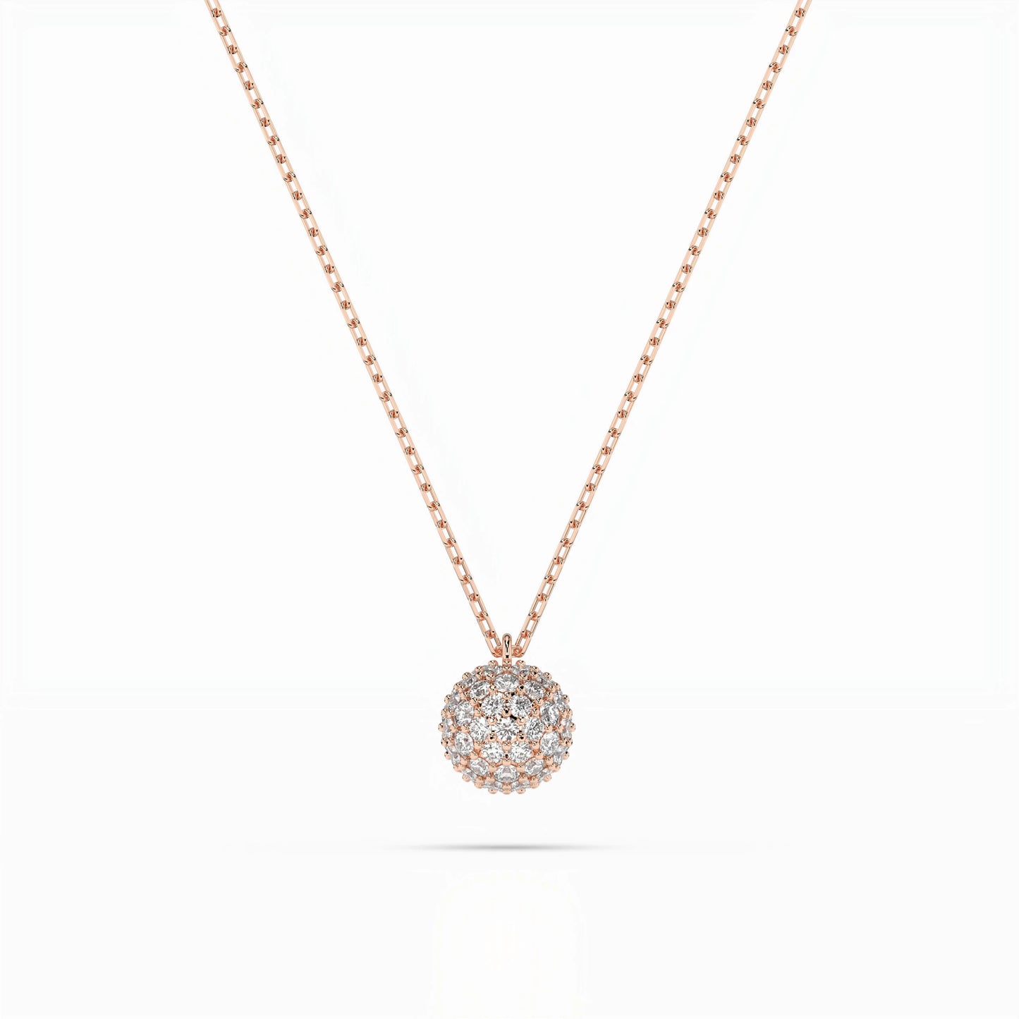 Illusion Necklace (Round), 0.23 ct — 104-10065