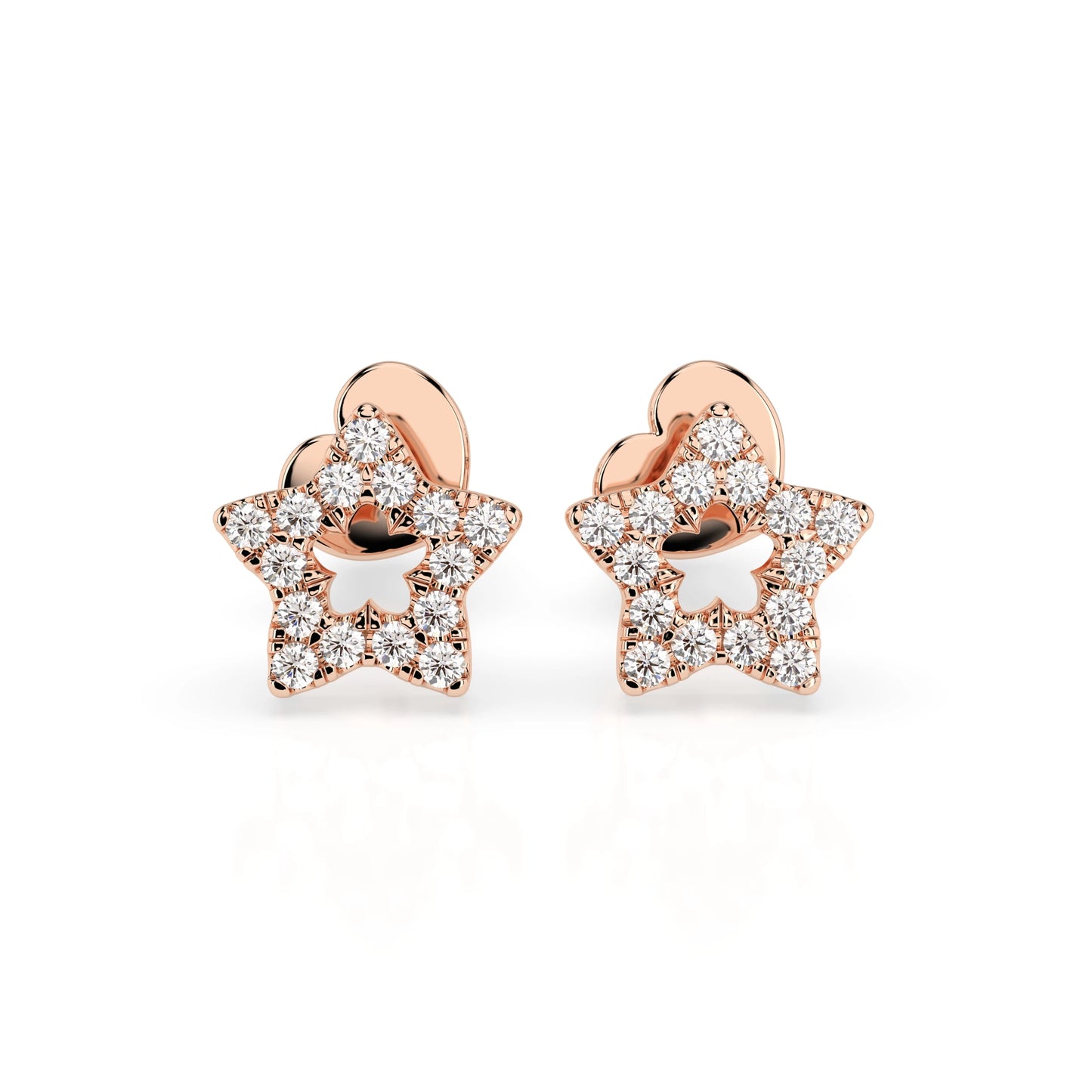 Minimalism Earring (Round), 0.18 ct — 102-10054