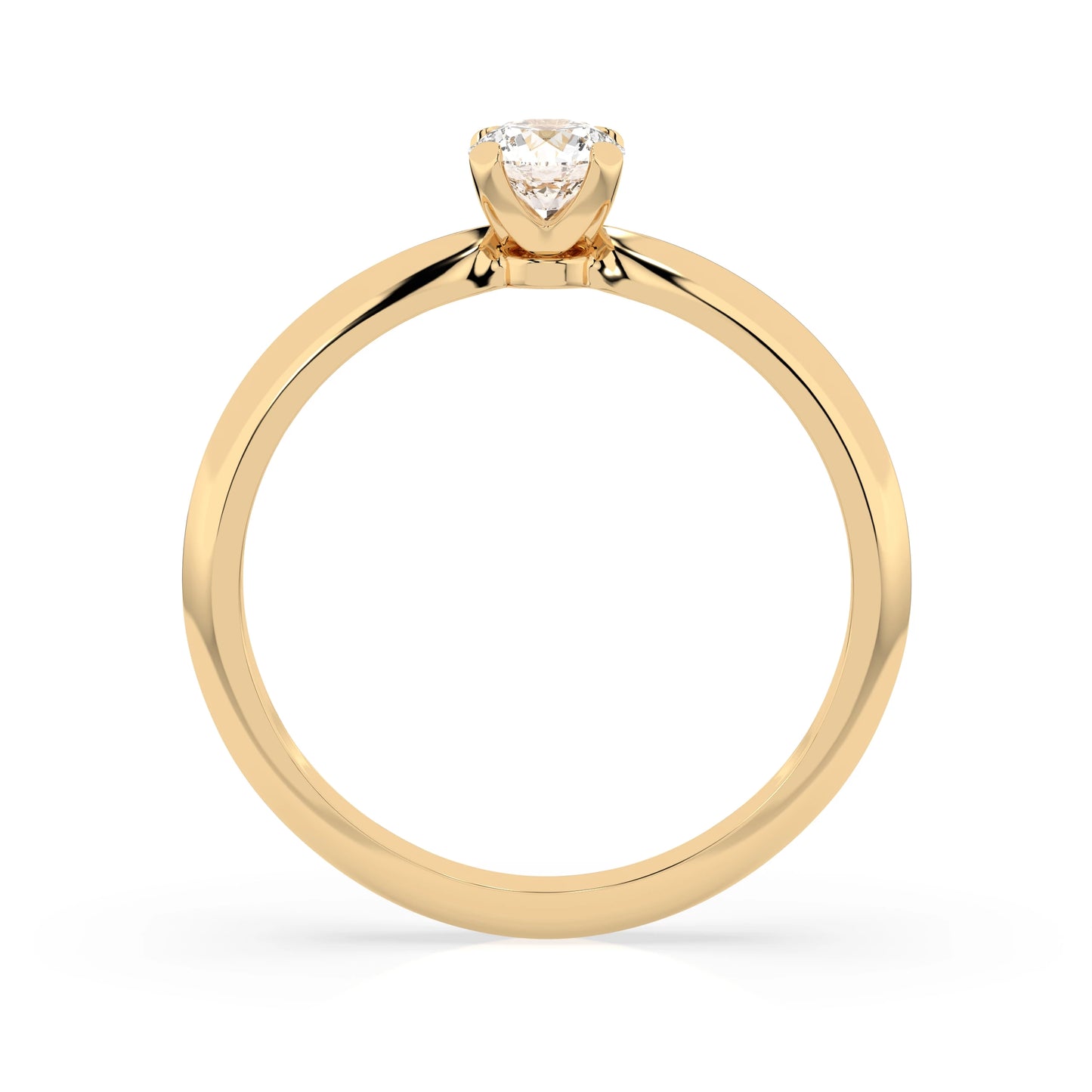 Solitaire Ring (Round), 0.25 ct — 101-10089(4.0)