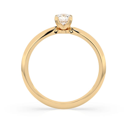 Solitaire Ring (Round), 0.25 ct — 101-10089(4.0)