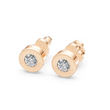 Solitaire Butterfly Earring, 0.4 ct — 102-10050(3.7)