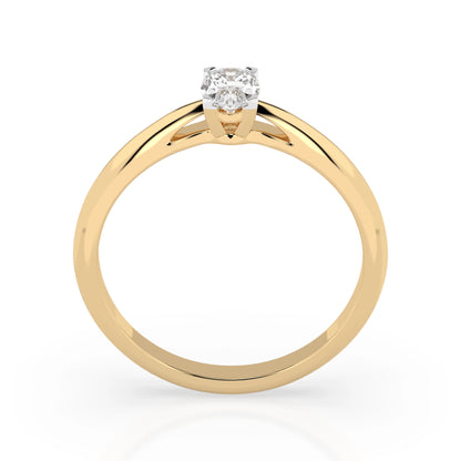 Solitaire Ring (Oval), 0.3 ct — 101-10190(0.30)OV