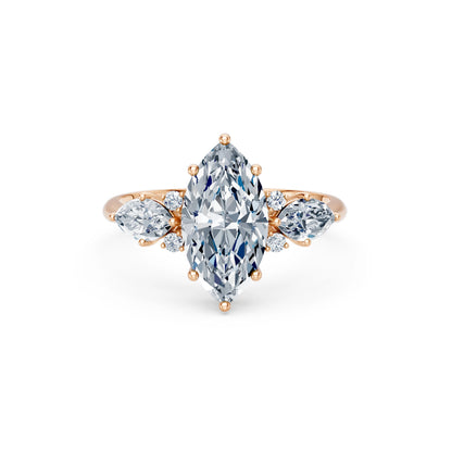 Marquise Lab Grown Diamond Side Stone Eternity Ring 2.0ct by Qutahia Jewellery