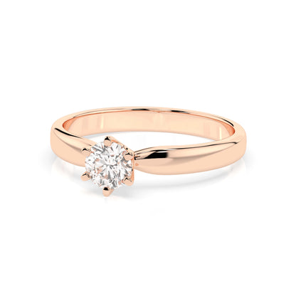 Solitaire Ring (Round), 0.35 ct — 101-10040(4.5)