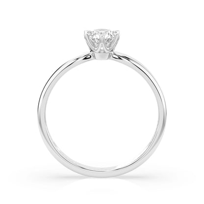 Solitaire Ring (Round), 0.3 ct — 101-10040(4.2)
