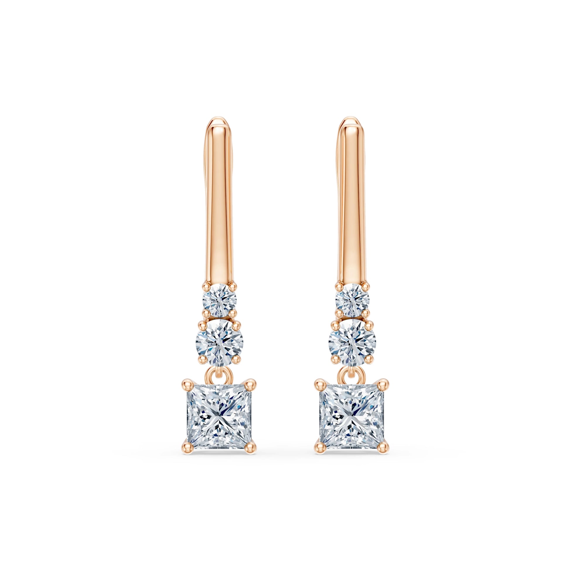 Solitaire Eternity Earring, 0.6 ct — 102-10143(0.30)PR