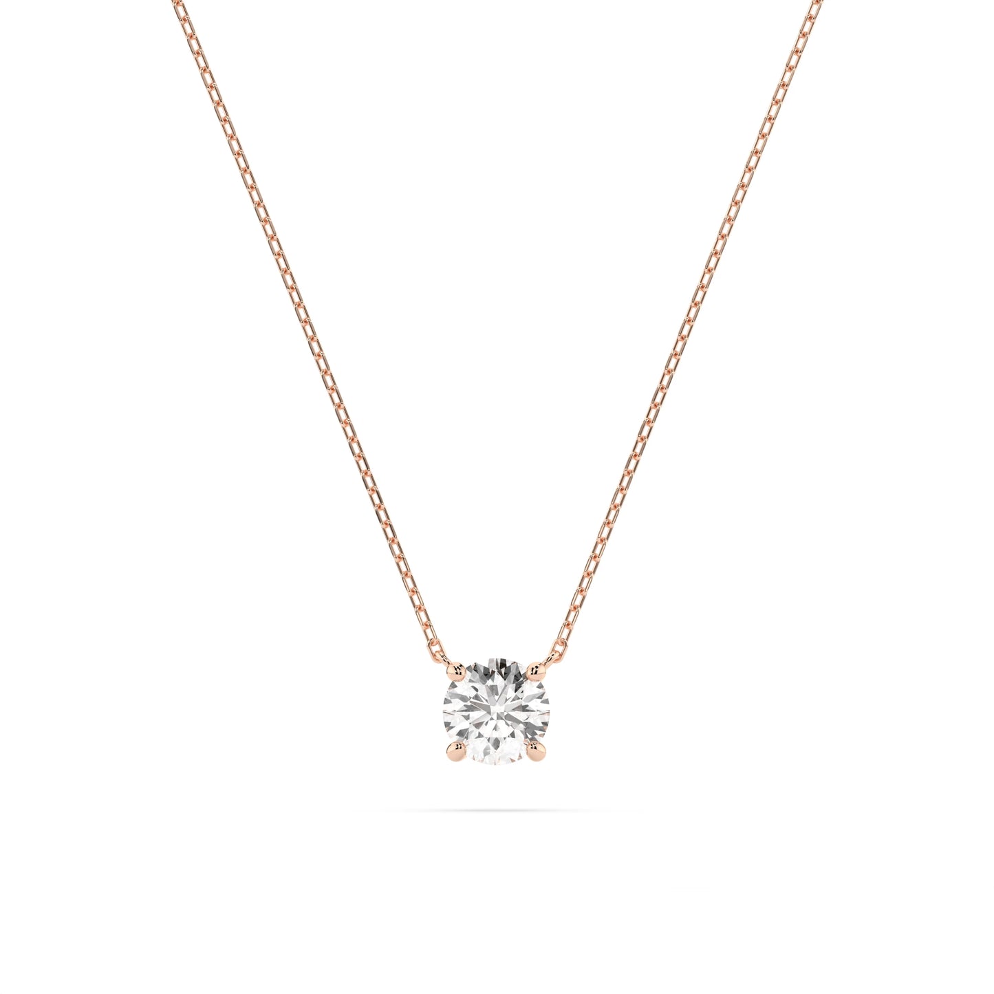Solitaire Necklace (Round), 0.3 ct — 104-10040(4.2)
