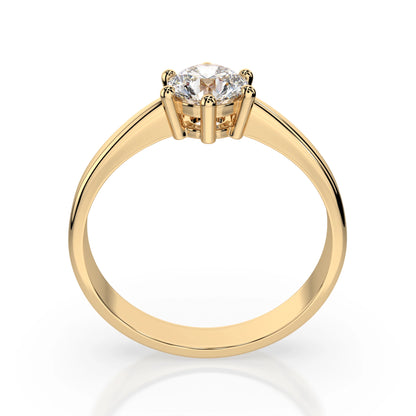 Solitaire Ring (Round), 0.5 ct — 101-10151(5.1)