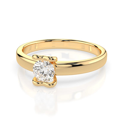 Solitaire Ring (Round), 0.3 ct — 101-10013(4.2)
