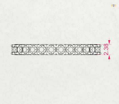Eternity Ring (Round), 0.42 ct — 101-10112