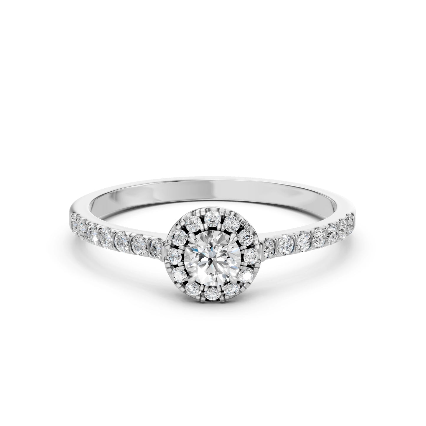 Solitaire Eternity Ring (Round), 0.25 ct — 101-10095(4.0)