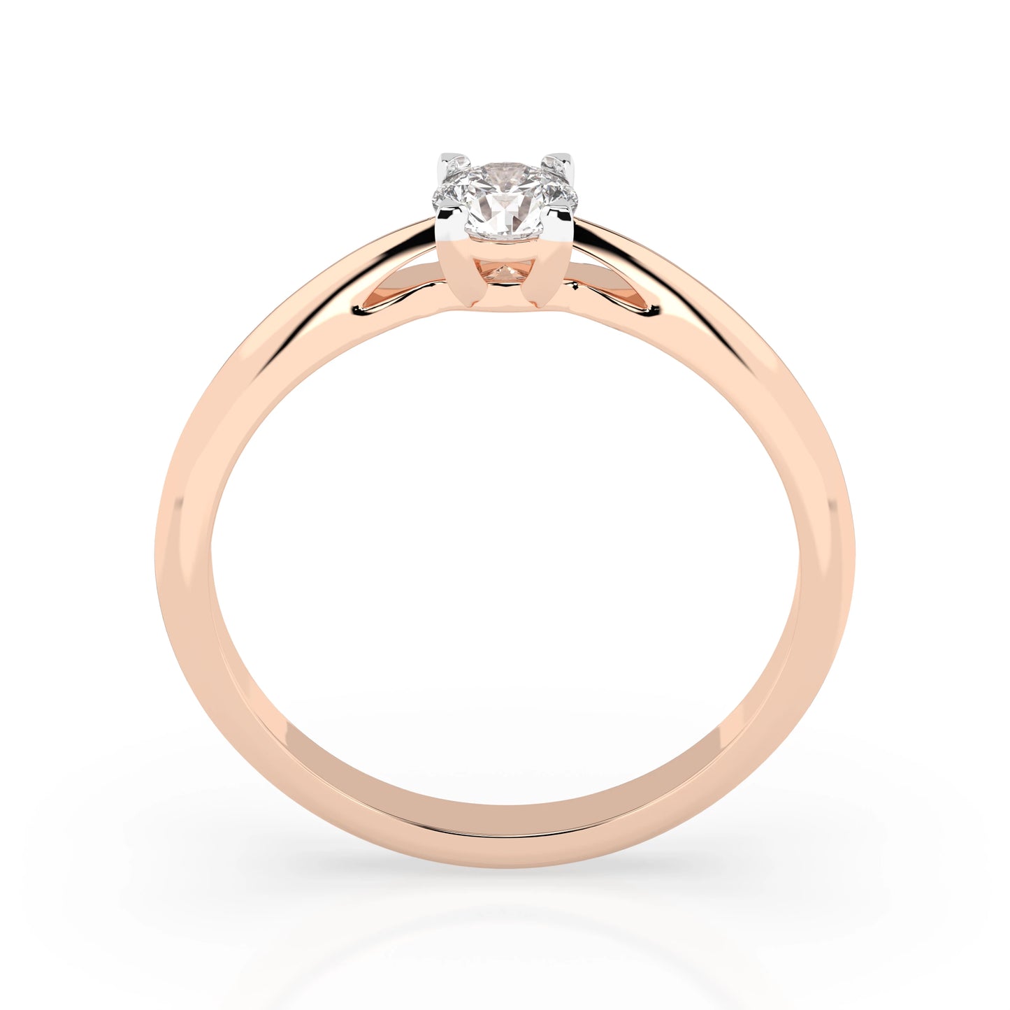 Solitaire Ring (Round), 0.3 ct — 101-10190(0.30)RN