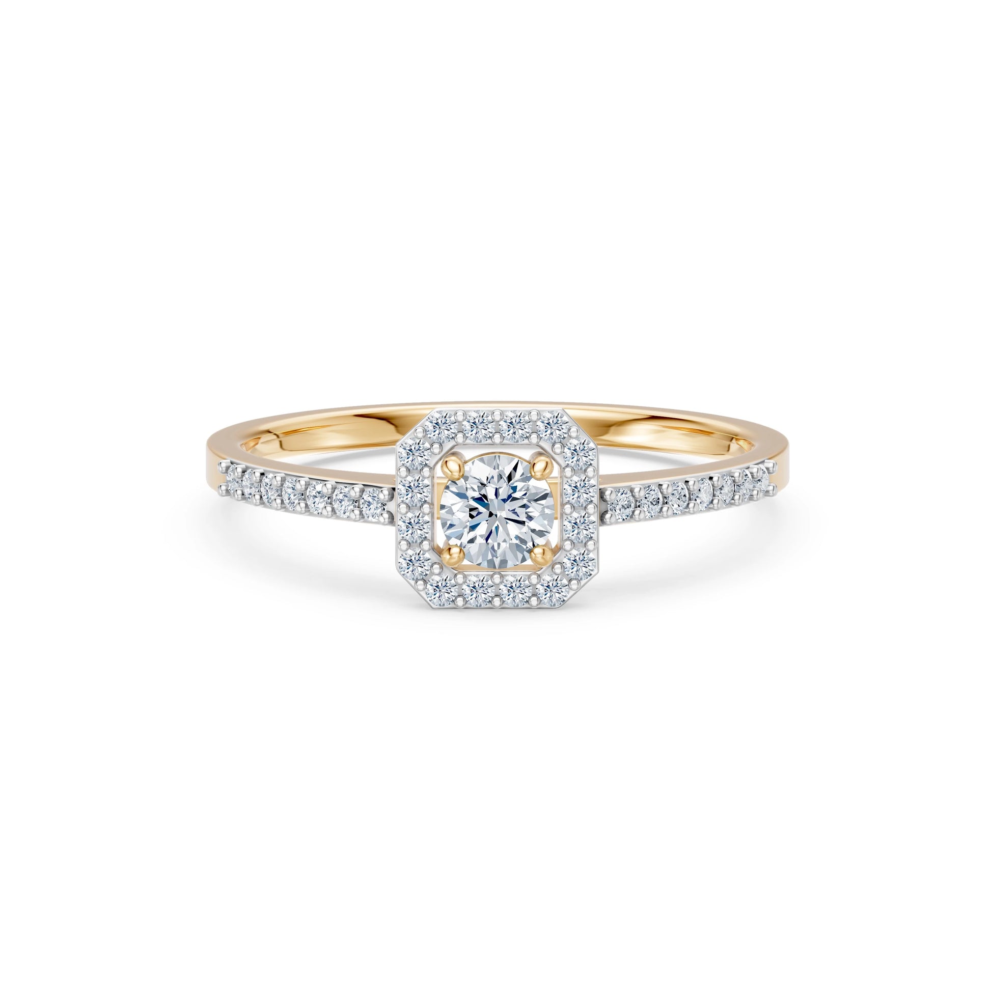 Solitaire Eternity Ring, 0.2 ct — 101-10118/2(3.7)