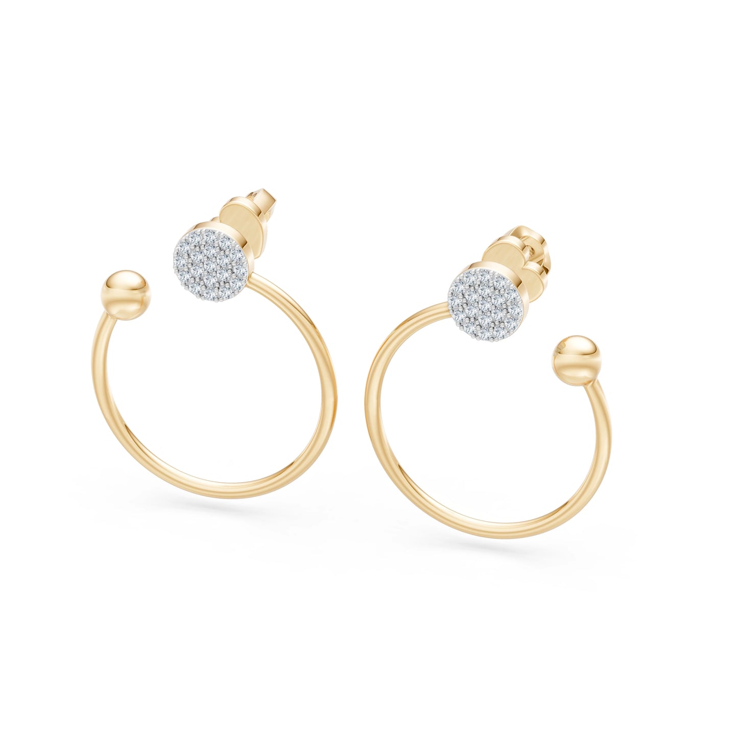 Minimalism Earring, 0.23 ct — 102-10081
