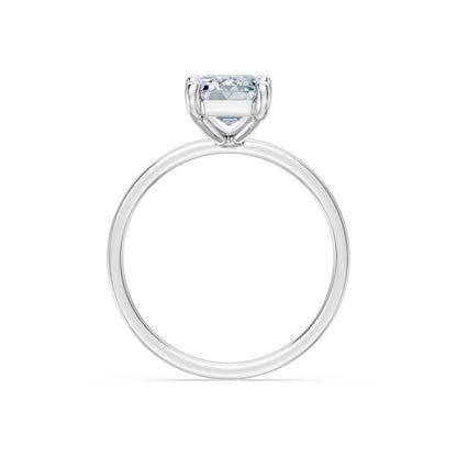 Emerald Lab Grown Diamond Solitaire Engagement Ring 2.0ct by Qutahia Jewellery