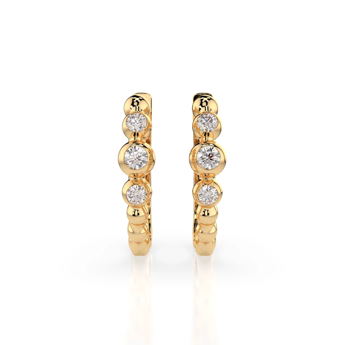 Eternity Earring (Round), 0.06 ct — 102-10019
