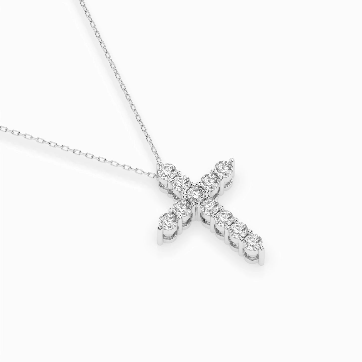 Minimalism Necklace (Round), 1.65 ct — 104-10039(3.4)