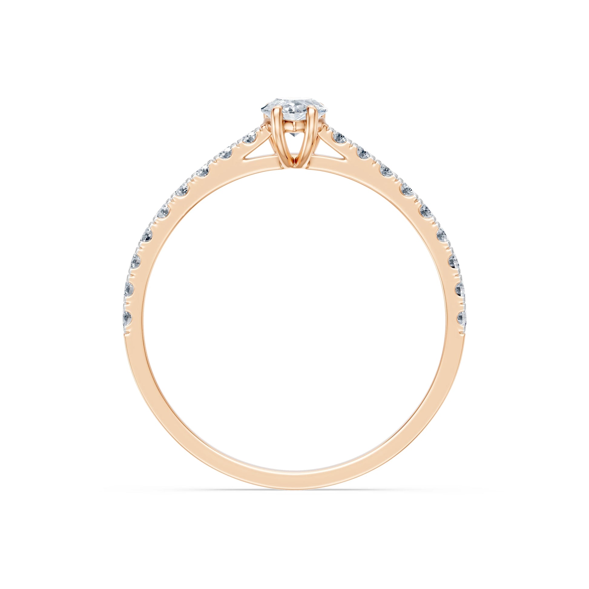 Solitaire Eternity Ring, 0.3 ct — 101-10191(0.30)PAR