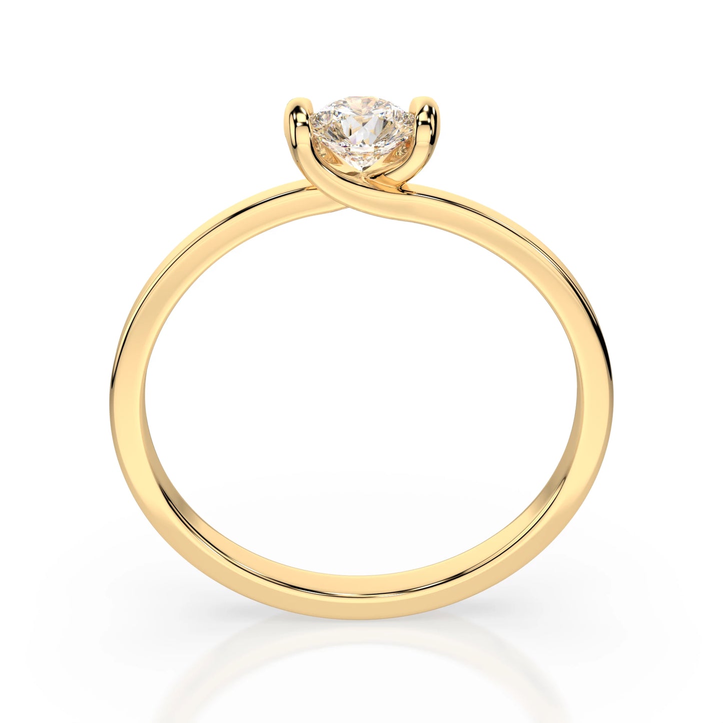 Solitaire Ring (Round), 0.06 ct — 101-10016(2.5)