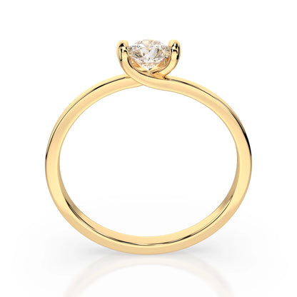 Solitaire Ring (Round), 0.06 ct — 101-10016(2.5)