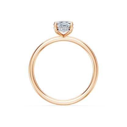 Marquise Lab Grown Diamond Micro Pave Engagement Ring 1.5ct by Qutahia Jewellery