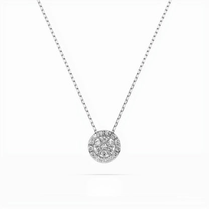 Illusion Necklace (Round), 0.08 ct — 104-10038