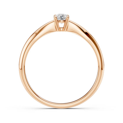 Solitaire Ring (Round), 0.2 ct — 101-10021(3.7)