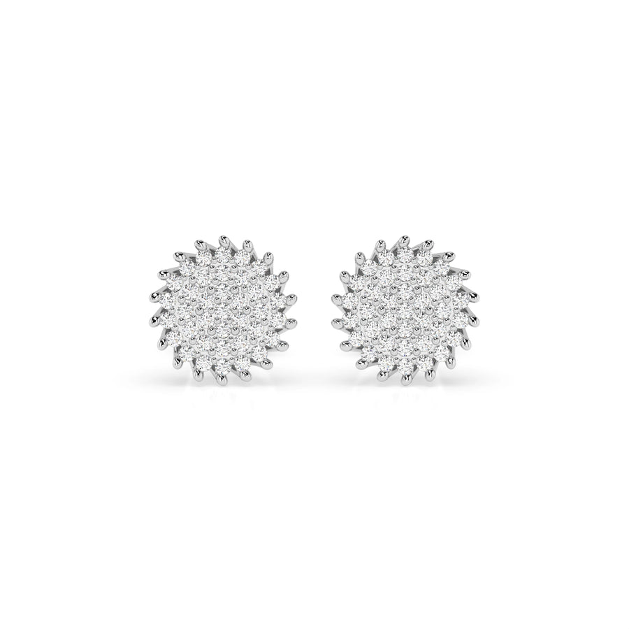 Illusion Earring (Round), 0.3 ct — 102-10171