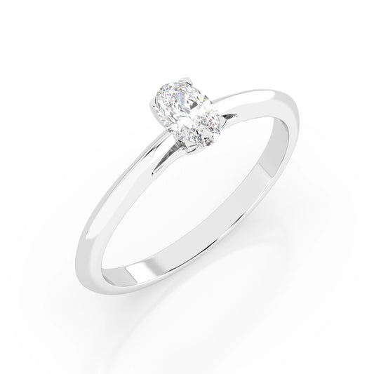 Solitaire Ring (Oval), 0.3 ct — 101-10190(0.30)OV