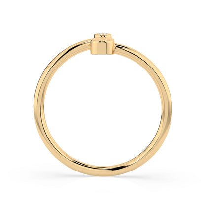 Minimalism Ring (Round), 0.02 ct — 101-10071