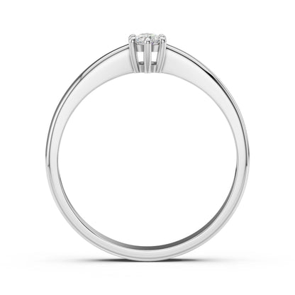 Solitaire Ring (Round), 0.1 ct — 101-10151(3.0)