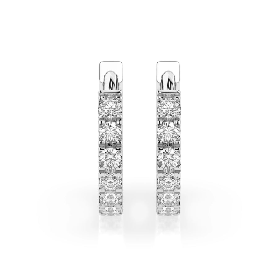 Eternity Earring (Round), 0.42 ct — 102-10109(2.0)