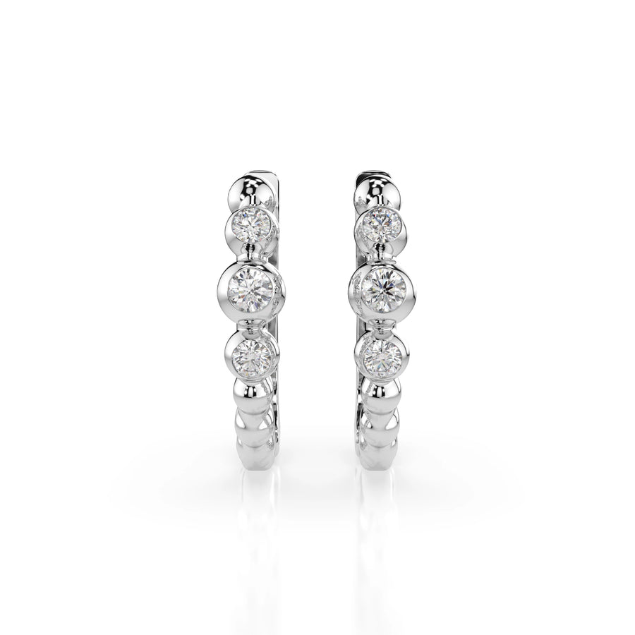 Eternity Earring (Round), 0.06 ct — 102-10019