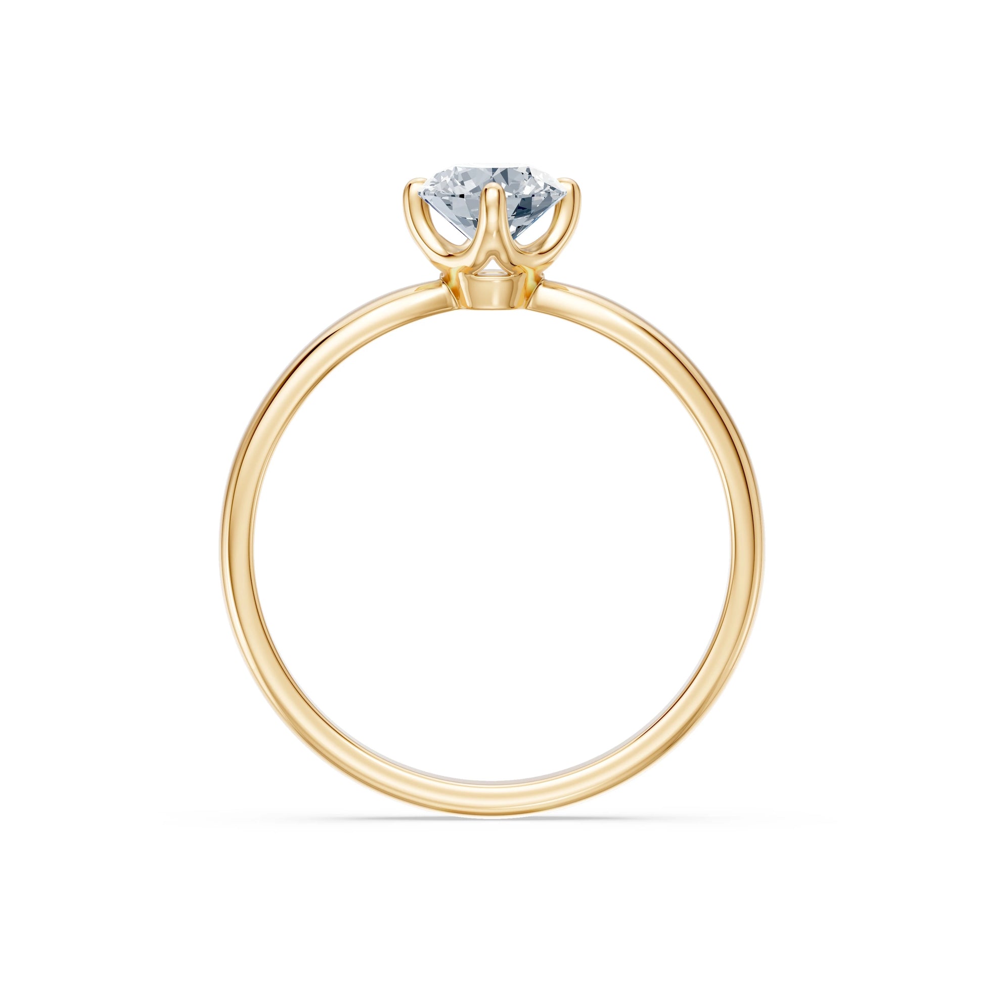 Solitaire Ring, 0.45 ct — 101-10041(4.8)