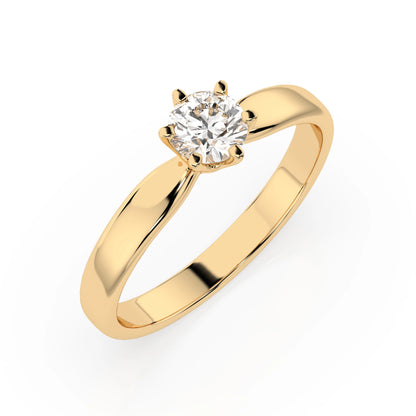 Solitaire Ring (Round), 0.25 ct — 101-10040(4.0)