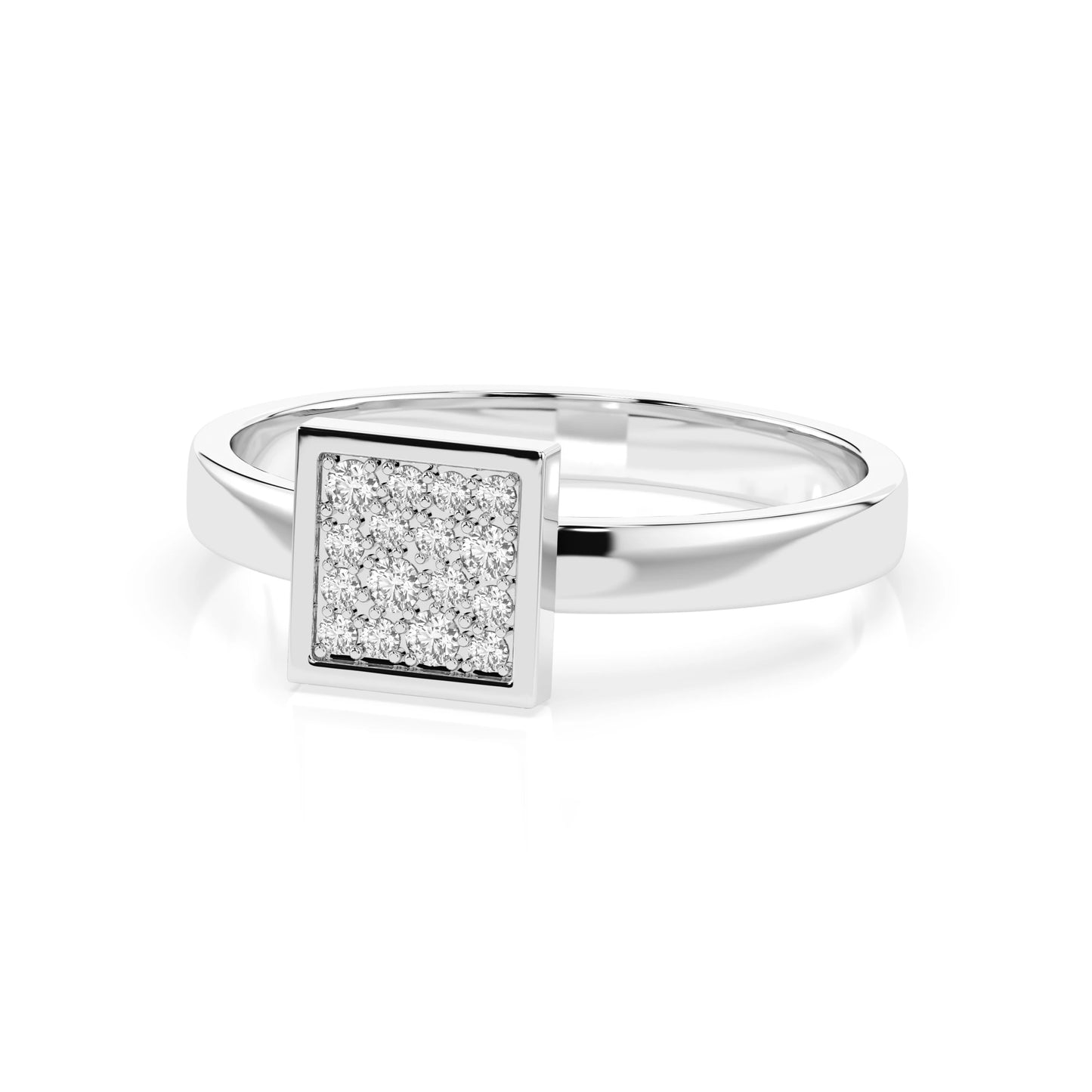 Illusion Ring (Round), 0.07 ct — 101-10059