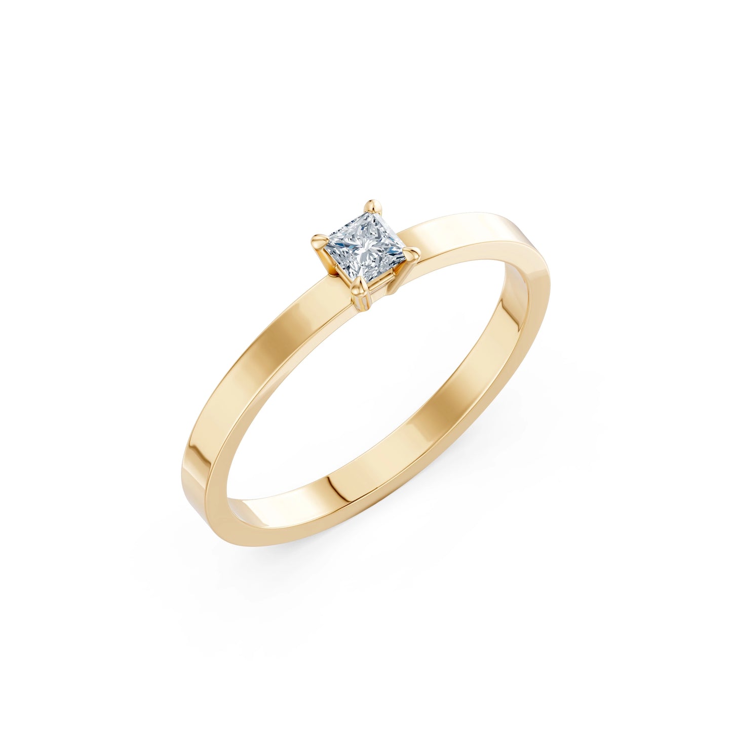 Solitaire Ring, 0.17 ct — 101-10113(3.0)PR