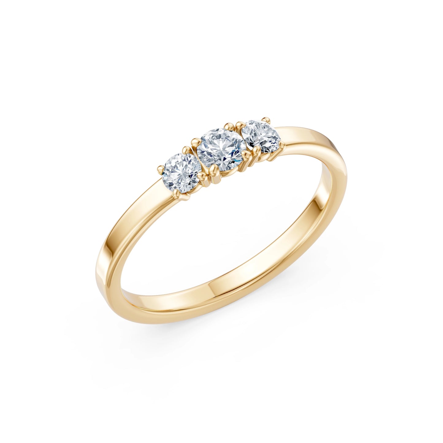 Solitaire Eternity Ring, 0.15 ct — 101-10127