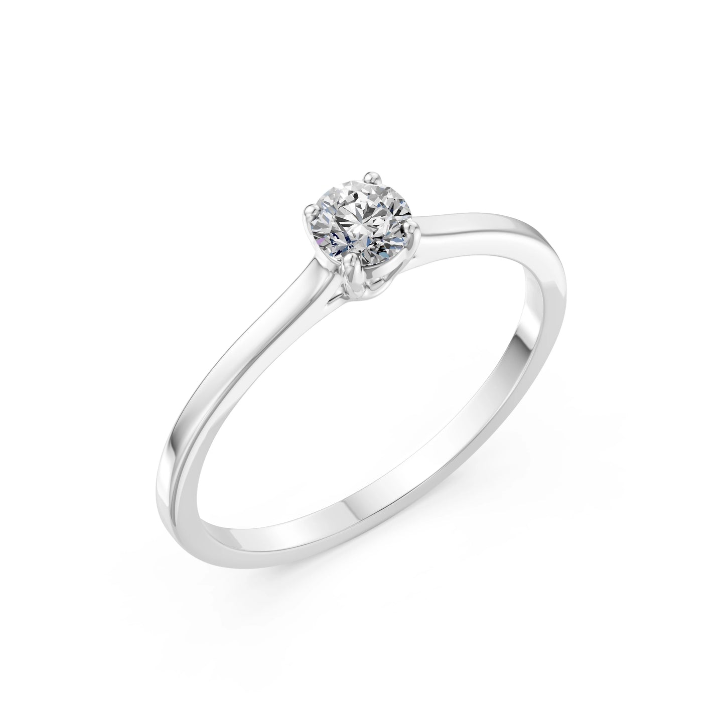 Solitaire Ring, 0.3 ct — 101-10103(4.2)