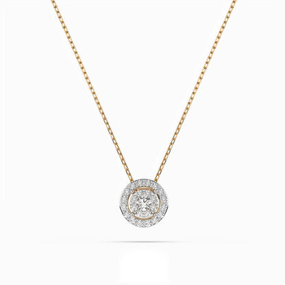 Illusion Necklace (Round), 0.06 ct — 104-10002(2.5)